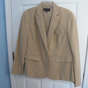 Jones New York khaki blazer
